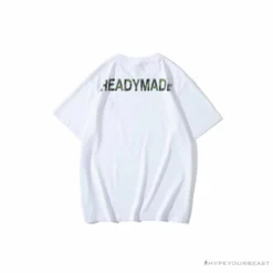 Hypeyourbeast BAPE Readymade Small Bee Camouflage Letter Tee Shirt 'GREEN' Clothes