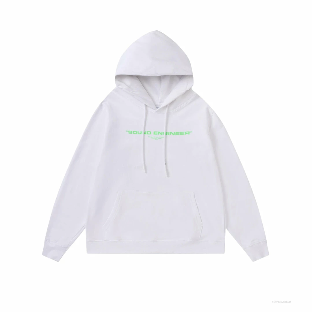 HypeYourBeast Hoodies & Jackets Off White Hoodie Machine White 1 HypeYourBeast Hoodies & Jackets Off White Hoodie Machine White