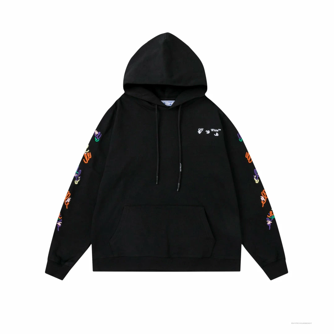 HypeYourBeast Off White Hoodie Embroidered Black Hoodies & Jackets 1 HypeYourBeast Off White Hoodie Embroidered Black Hoodies & Jackets