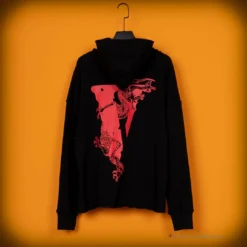 HypeYourBeast Vlone Black Red Serpent Hoodie 6 HypeYourBeast Vlone Black Red Serpent Hoodie