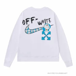 HypeYourBeast Shirts Off-White X Nike Shirt Doraemon White