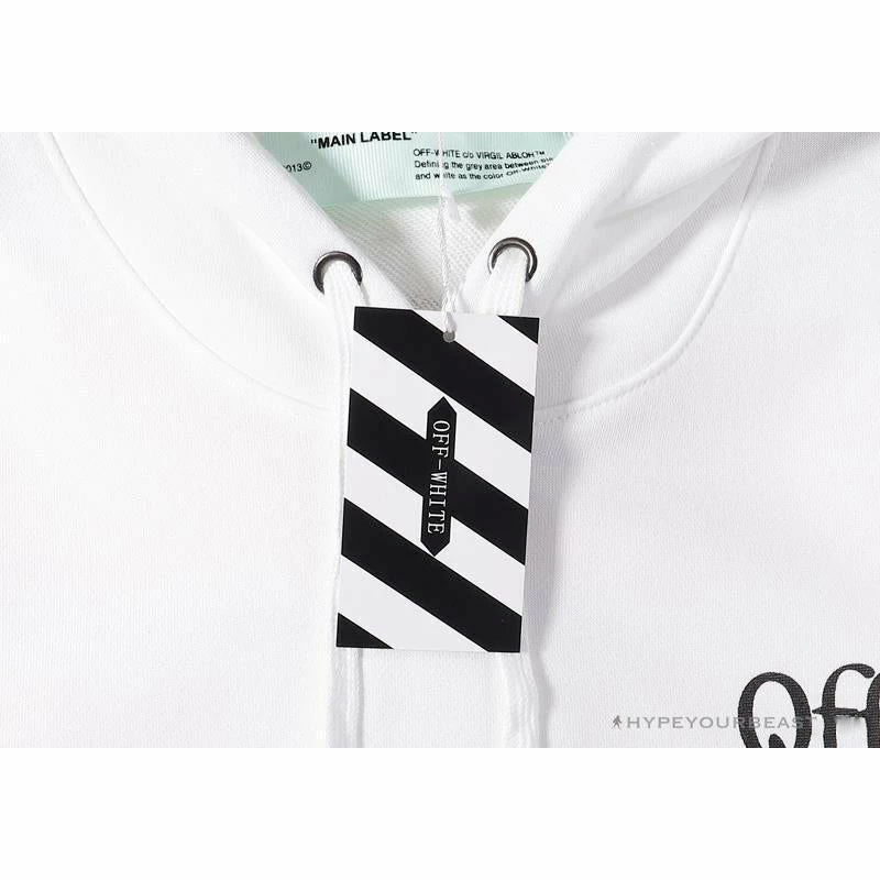 Hypeyourbeast Hoodies & Jackets OFF-WHITE Pink Orange Arrow Hoodie 'WHITE' 4 Hypeyourbeast Hoodies & Jackets OFF-WHITE Pink Orange Arrow Hoodie 'WHITE'