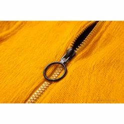 Hypeyourbeast OFF-WHITE Mohair Zip Sweater Hoodie 'Yellow'