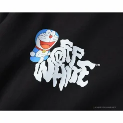 Hypeyourbeast OFF-WHITE Graffiti Letter Doraemon Tee Shirt ' BLACK' T-Shirts 15 Hypeyourbeast OFF-WHITE Graffiti Letter Doraemon Tee Shirt ' BLACK' T-Shirts