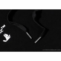 Hypeyourbeast OFF-WHITE Classic Print Hoodie 'BLACK' Hoodies & Jackets