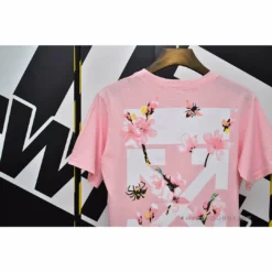 Hypeyourbeast OFF-WHITE Sakura Tee Shirt 'PINK' T-Shirts