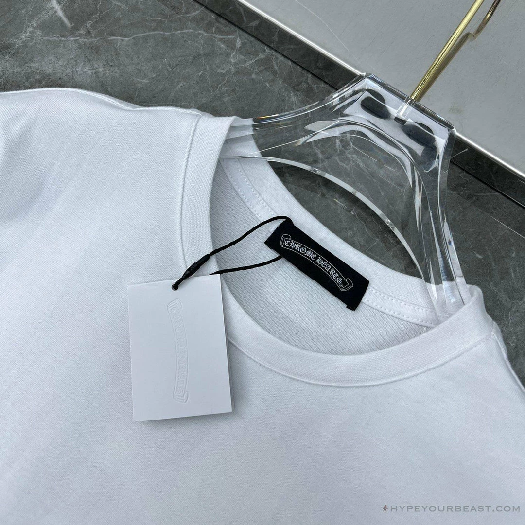Hypeyourbeast T-Shirts OFF-WHITE Chrome Hearts Tee Shirt 'WHITE' 3 Hypeyourbeast T-Shirts OFF-WHITE Chrome Hearts Tee Shirt 'WHITE'