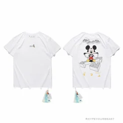 Hypeyourbeast OFF-WHITE Mickey Bluff Face Tee Shirt 'WHITE'