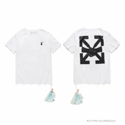 Hypeyourbeast OFF-WHITE Hand Shake Tee Shirt 'WHITE' T-Shirts
