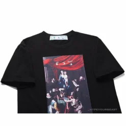 Hypeyourbeast OFF-WHITE Baroque Angel Religious Painting Tee Shirt 'BLACK' T-Shirts 15 Hypeyourbeast OFF-WHITE Baroque Angel Religious Painting Tee Shirt 'BLACK' T-Shirts