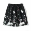 Hypeyourbeast Pants OFF-WHITE Hot Starry Sky Fireworks Shorts 'BLACK'