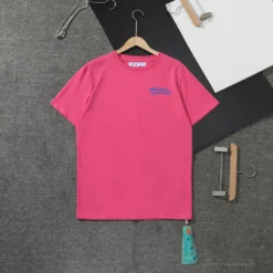 Hypeyourbeast T-Shirts OFF-WHITE Tropical Landscape Tee Shirt 'PINK'