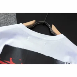 Hypeyourbeast OFF-WHITE Acrylic Hand-Painted Graffiti Pattern Tee Shirt 'WHITE' 13 Hypeyourbeast OFF-WHITE Acrylic Hand-Painted Graffiti Pattern Tee Shirt 'WHITE'