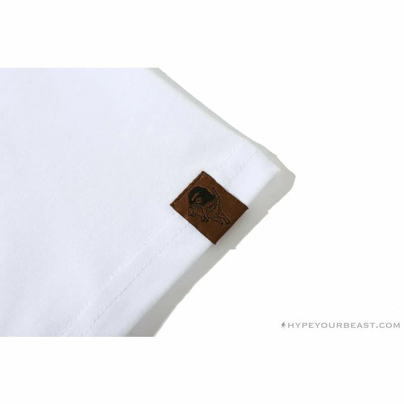 Hypeyourbeast BAPE Little Dinosaur Cartoon Line Tee Shirt 6 Hypeyourbeast BAPE Little Dinosaur Cartoon Line Tee Shirt