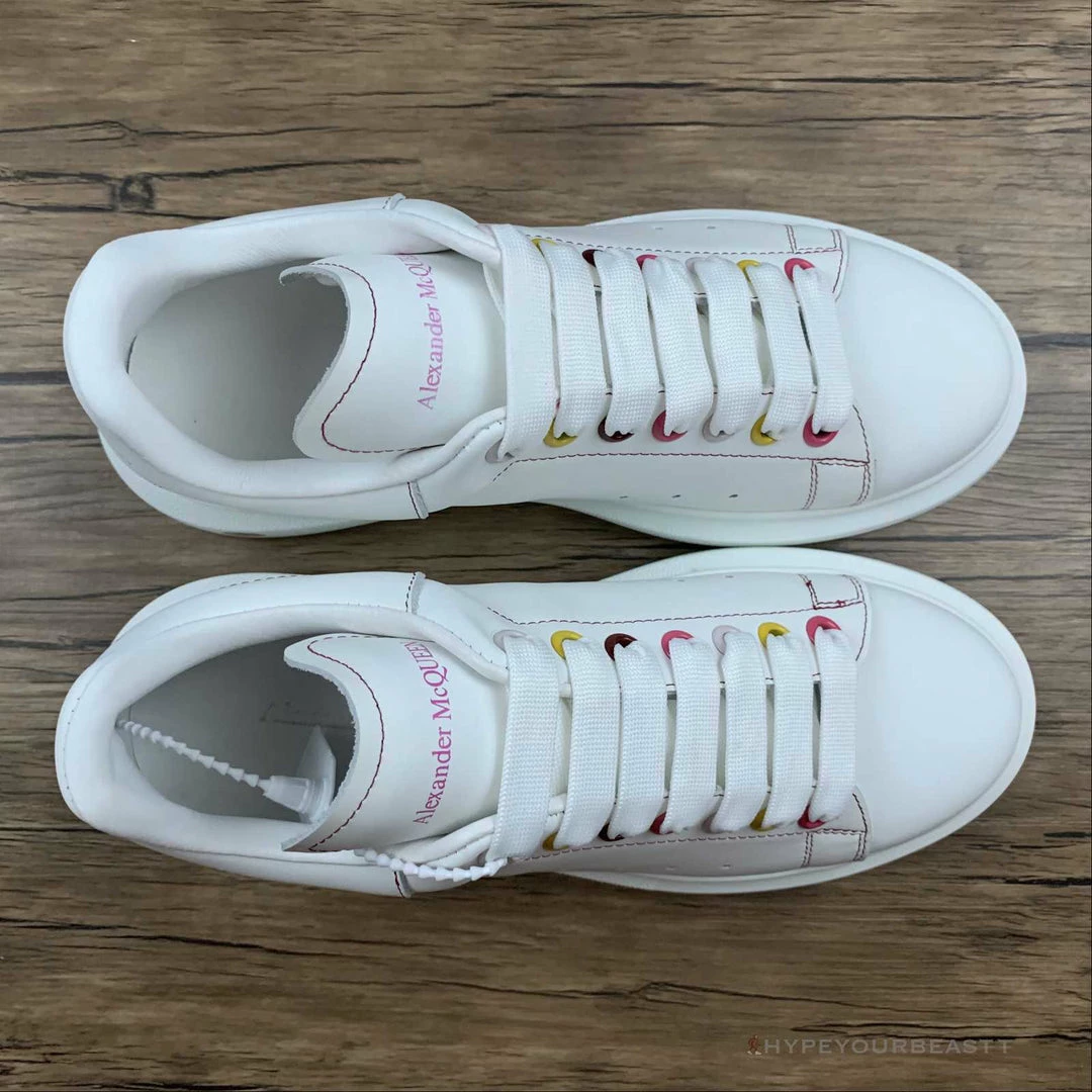 HypeYourBeast Alexander McQueen White / White / Pink 3 HypeYourBeast Alexander McQueen White / White / Pink