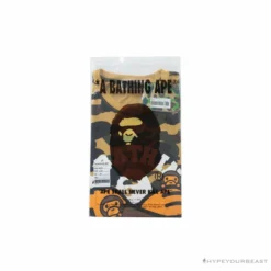 Hypeyourbeast Clothes BAPE KIDS Elbow Hug Gorilla Camouflage Tee Shirt 'YELLOW'