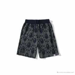 Hypeyourbeast BAPE X COACH Co-Branded Dark-Blue Shorts Clothes