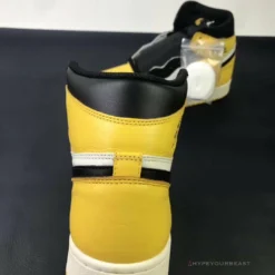 HypeYourBeast Air Jordan 1 High Yellow Toe Black White