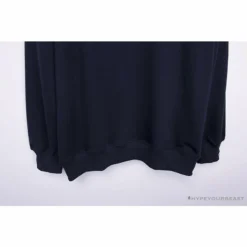 Hypeyourbeast BAPE Behind The Great Ape-Man Head Long Sleeve Shirt 'DARK BLUE'