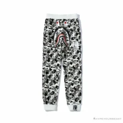 Hypeyourbeast BAPE Chinese Style Ink Camouflage 10th Anniversary Limited Pants 'WHITE'