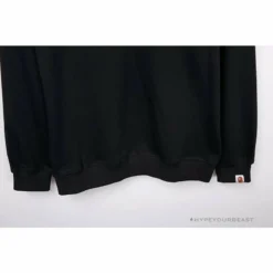 Hypeyourbeast Clothes BAPE Classic Ape Head Embroidered Long Sleeve Shirt 'BLACK' 11 Hypeyourbeast Clothes BAPE Classic Ape Head Embroidered Long Sleeve Shirt 'BLACK'