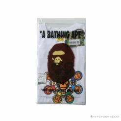 Hypeyourbeast BAPE Baby Milo Ring Colorful Kaleidoscope Tee Shirt 'WHITE' Clothes 8 Hypeyourbeast BAPE Baby Milo Ring Colorful Kaleidoscope Tee Shirt 'WHITE' Clothes