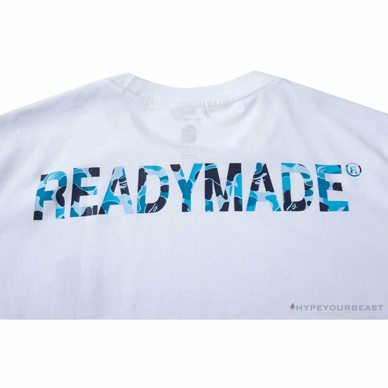 Hypeyourbeast BAPE Readymade Small Bee Camouflage Letter Tee Shirt 'BLUE' 9 Hypeyourbeast BAPE Readymade Small Bee Camouflage Letter Tee Shirt 'BLUE'
