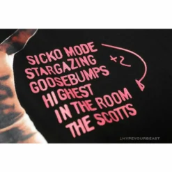 Hypeyourbeast OFF-WHITE Travis Scott Fortnite Tee Shirt 'BLACK'