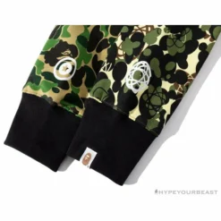 Hypeyourbeast BAPE X UNKLE Camouflage Green Belt Ear Hoodie Clothes