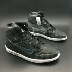 Hypeyourbeast Off White X Jordan 1 X LV Black 40 Hypeyourbeast Off White X Jordan 1 X LV Black