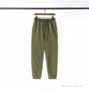 Hypeyourbeast BAPE Classic Ape Head Embroidered Standard Cotton Terry Pants 'ARMY GREEN'