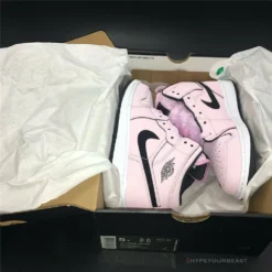 Hypeyourbeast Air Jordan 1 Mid Pink Quartz