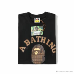 Hypeyourbeast BAPE Valentine's Day Chocolate Ape Head Tee Shirt 'BLACK'