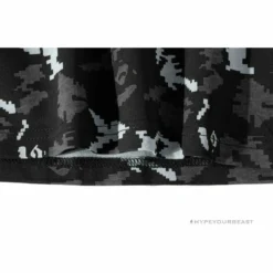 Hypeyourbeast BAPE Digital Pixel Camouflage Tee Shirt 'BLACK' Clothes