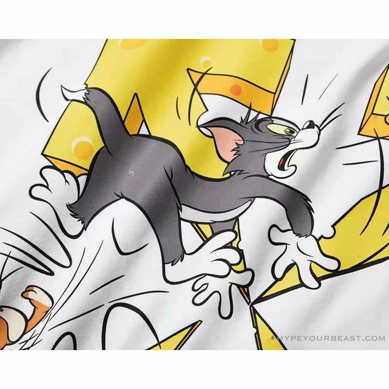 Hypeyourbeast OFF-WHITE Cat And Mouse Tee Shirt 'WHITE' T-Shirts 9 Hypeyourbeast OFF-WHITE Cat And Mouse Tee Shirt 'WHITE' T-Shirts