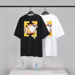 Hypeyourbeast T-Shirts OFF-WHITE Hawaiian Cow Arrow Tee Shirt "WHITE' 24 Hypeyourbeast T-Shirts OFF-WHITE Hawaiian Cow Arrow Tee Shirt