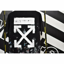 Hypeyourbeast OFF-WHITE Hot Starry Sky Fireworks Tee Shirt