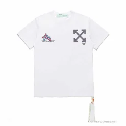 Hypeyourbeast T-Shirts OFF-WHITE Joint Running Mickey Mouse Arrow Tee Shirt 'WHITE'