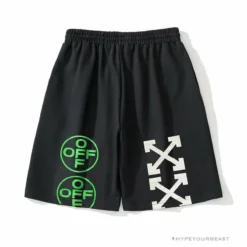 Hypeyourbeast OFF-WHITE Golden Ratio Shorts 'BLACK' Pants