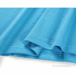 Hypeyourbeast OFF-WHITE Explosive Strip Basic Arrow Tee Shirt 'BLUE' T-Shirts