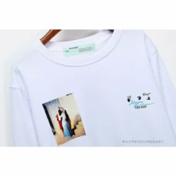Hypeyourbeast OFF-WHITE The Kiss Long Sleeve Shirt 'WHITE' Shirts