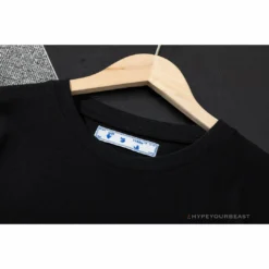 Hypeyourbeast OFF-WHITE Floral And Frog Pattern Tee Shirt 'BLACK' T-Shirts