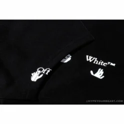 Hypeyourbeast OFF-WHITE Classic Print Hoodie 'BLACK' Hoodies & Jackets