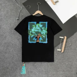 Hypeyourbeast T-Shirts OFF-WHITE Big Tree HD Pattern Tee Shirt 'BLACK'