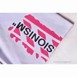 Hypeyourbeast OFF-WHITE 99 X Pink Arrow Shorts 'WHITE' Pants