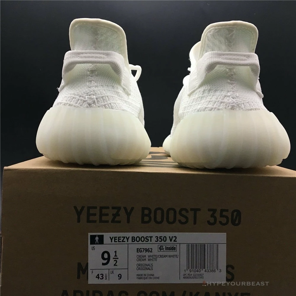 Hypeyourbeast Adidas Yeezy Boost 350 V2 White / White Translucent Stripe 6 Hypeyourbeast Adidas Yeezy Boost 350 V2 White / White Translucent Stripe