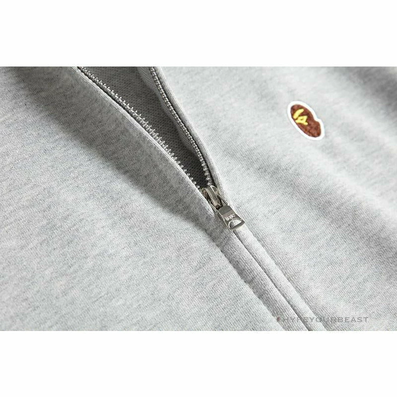 Hypeyourbeast BAPE Classic Ape Head Hoodie 'GREY' 5 Hypeyourbeast BAPE Classic Ape Head Hoodie 'GREY'
