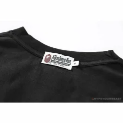 Hypeyourbeast Clothes BAPE Classic Embroidered Logo Ape Head Tee Shirt 'BLACK' 19 Hypeyourbeast Clothes BAPE Classic Embroidered Logo Ape Head Tee Shirt 'BLACK'