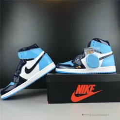 Hypeyourbeast Air Jordan 1 Retro High UNC Patent