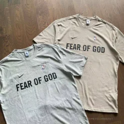 Hypeyourbeast T-Shirts FOG X Nike Tee Shirt Cream